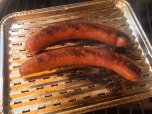 Schwingerwurst mit Schmelzkäse! En guetä!