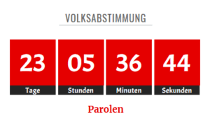 Volksabstimmung Zähler
