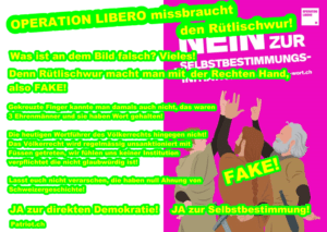 OPERATION LIBERO missbraucht den Rütlischwur!