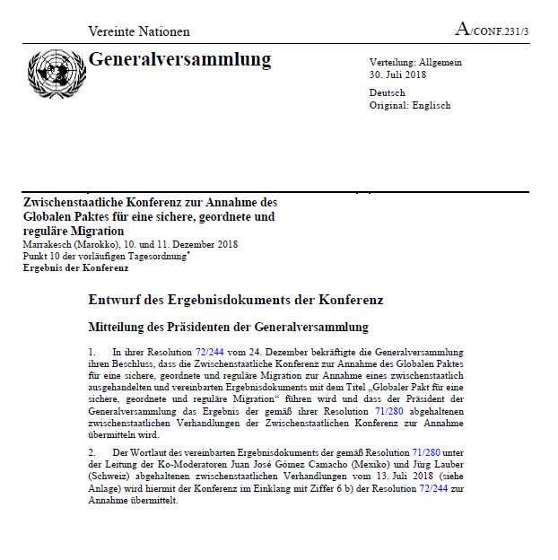 Hier der gefährliche UNO-Migrationspakt auf Deutsch als PDF zum selber nachlesen